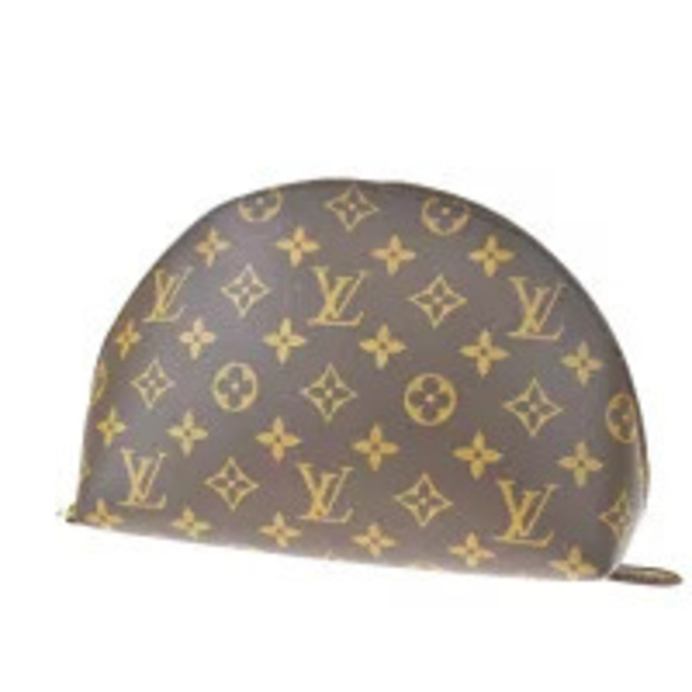 Louis Vuitton Trouse Demi Ronde Pouch Clutch Bag Monogram Leather
